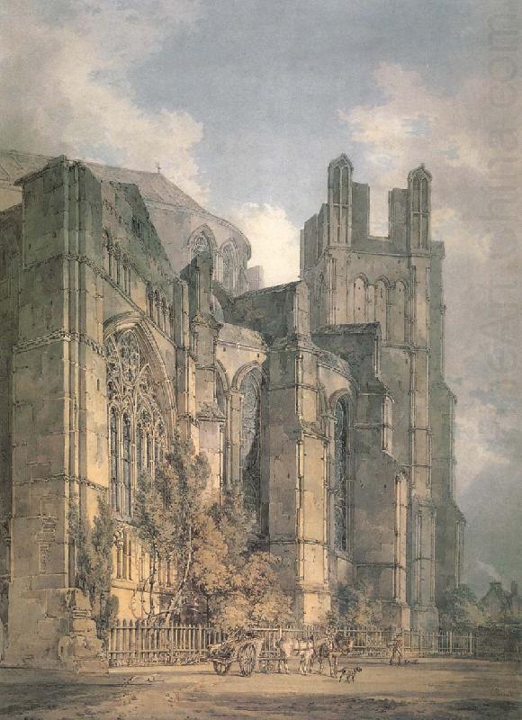J.M.W. Turner St. Anselm-s Chapel with part of Thomas-a-Becket-s Crown,Canterbury china oil painting image